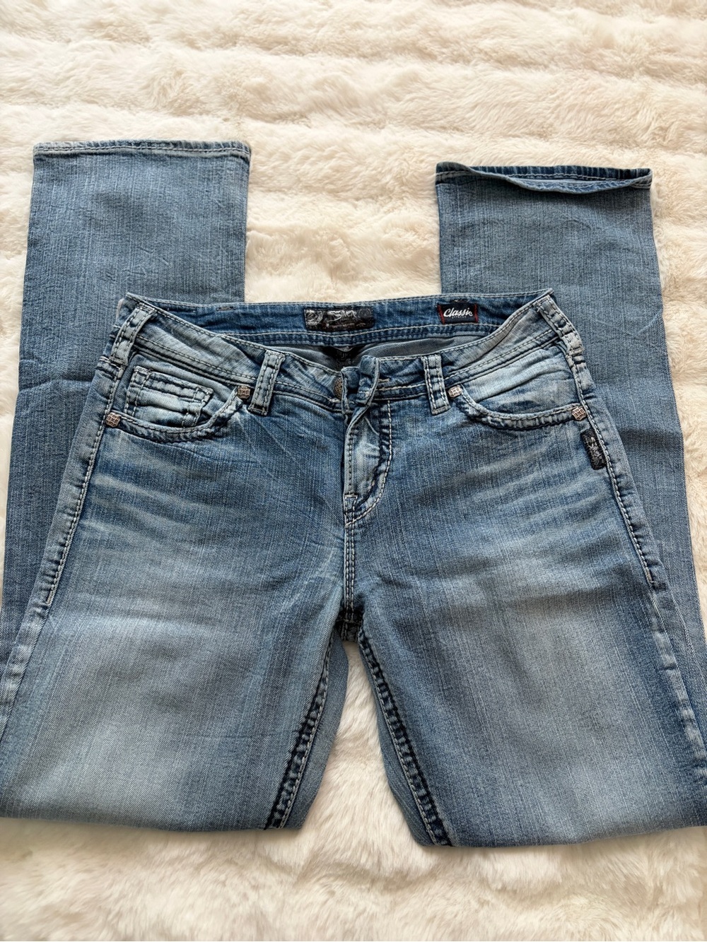 Silver Jeans Light Blue Boot Cut Women's Jeans